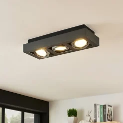 Arcchio Gang|Loftlamper > loftspot Ronka, 50 cm, 3 lyskilder, grå, GU10