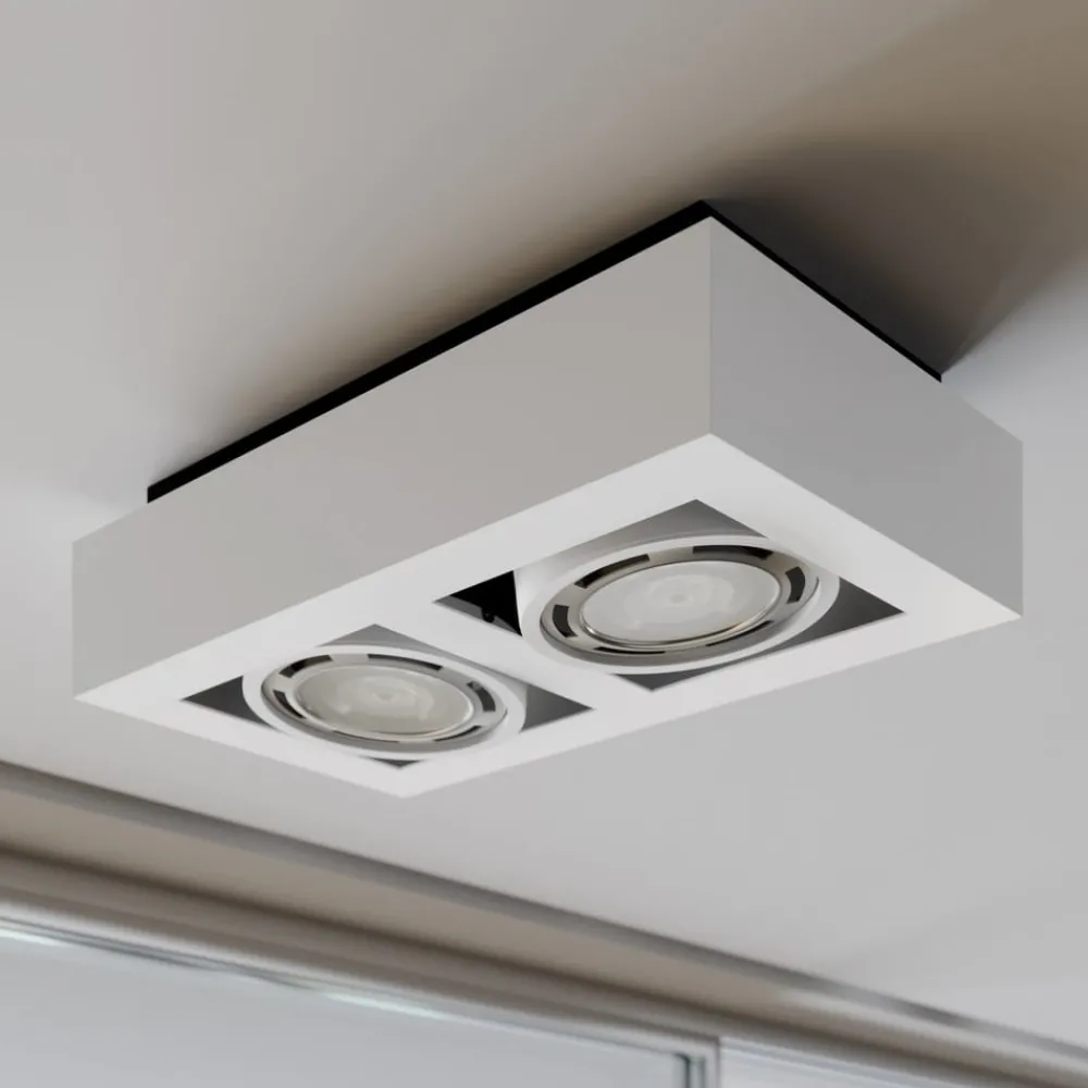 Gang|Loftlamper ^ Arcchio loftspot Ronka, 34 cm, 2 lyskilder, hvid, GU10