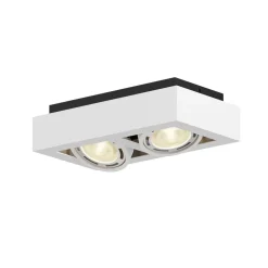 Gang|Loftlamper ^ Arcchio loftspot Ronka, 34 cm, 2 lyskilder, hvid, GU10