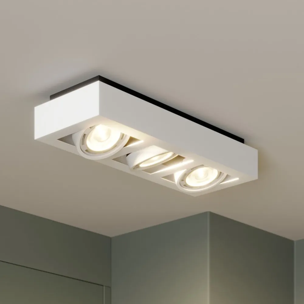 Arcchio Gang|Loftlamper > loftspot Ronka, 50 cm, 3 lyskilder, hvid, GU10