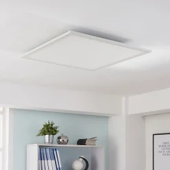 Arbejdsrum/Kontor|Gang ^ Arcchio Lysander LED-panel, CCT, 62 cm, hvid