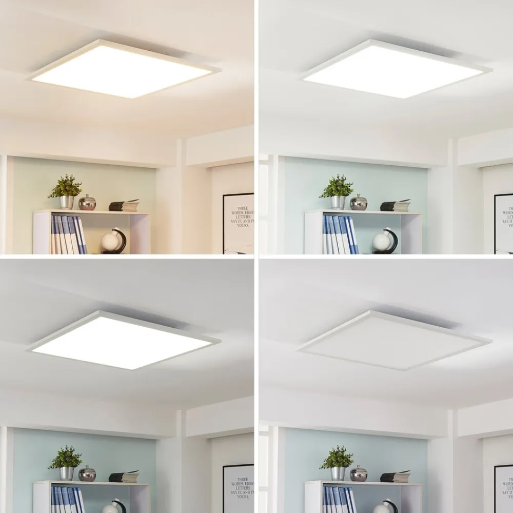 Arbejdsrum/Kontor|Gang ^ Arcchio Lysander LED-panel, CCT, 62 cm, hvid