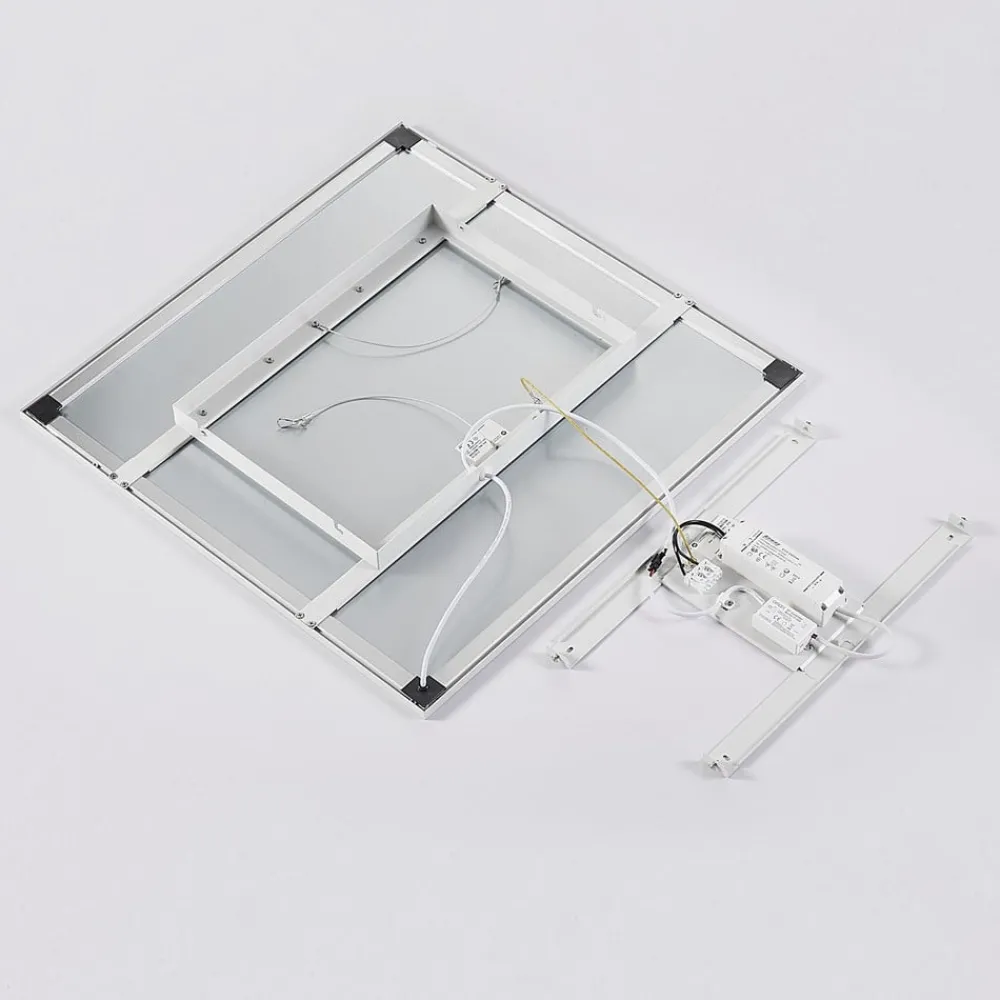 Arbejdsrum/Kontor|Gang ^ Arcchio Lysander LED-panel, CCT, 62 cm, hvid