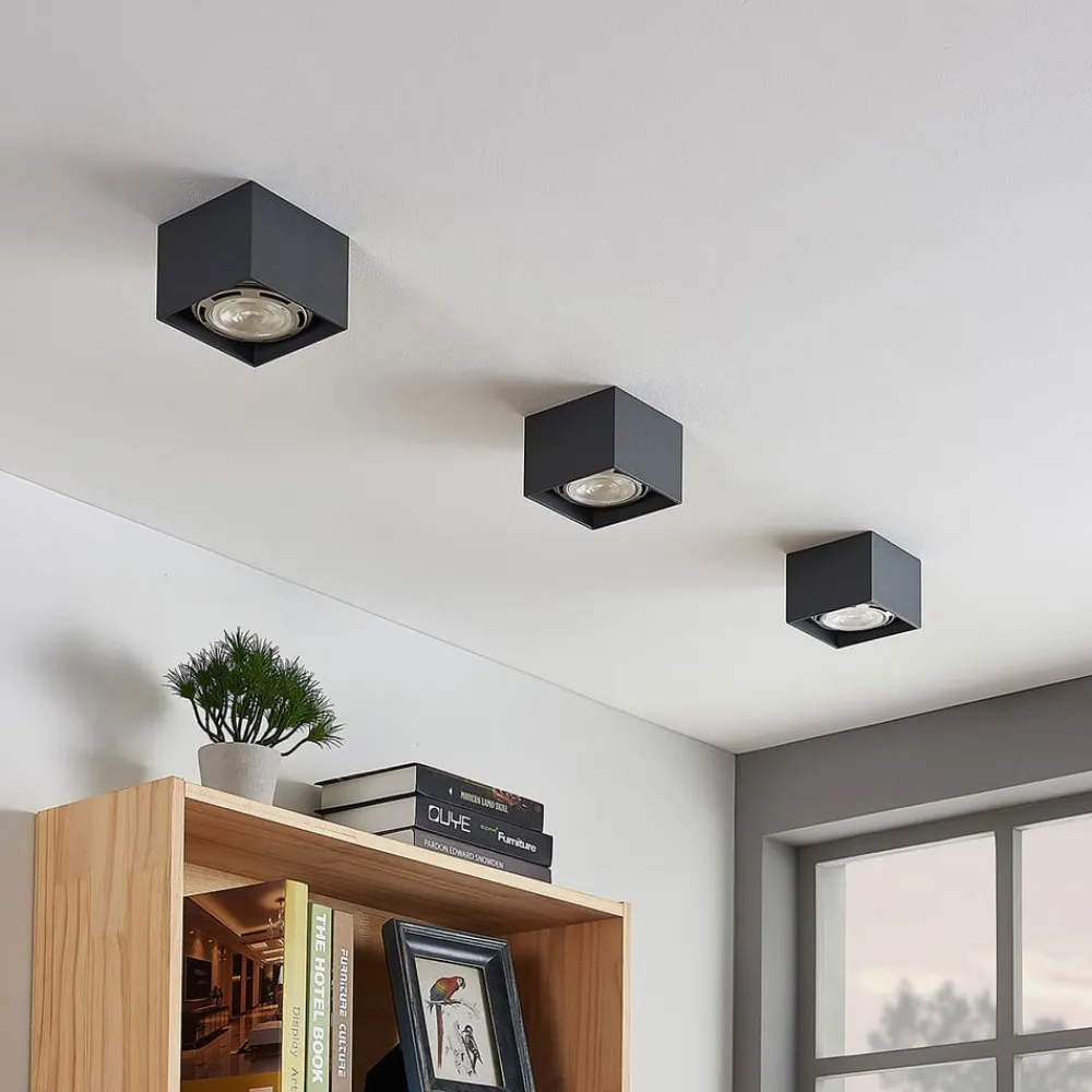 Arcchio Arbejdsrum/Kontor|Spotlights > Mabel loftspot, 12 cm x 12 cm, grå, GU10