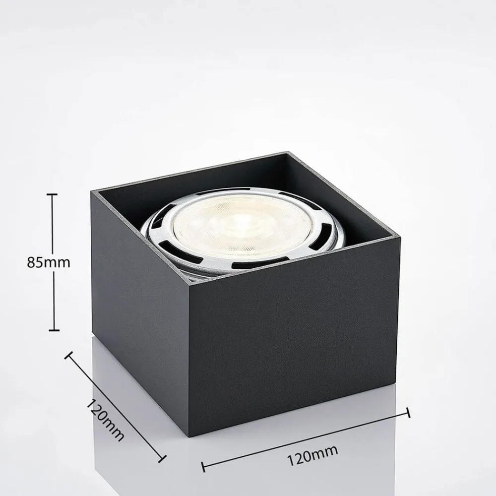 Arcchio Arbejdsrum/Kontor|Spotlights > Mabel loftspot, 12 cm x 12 cm, grå, GU10