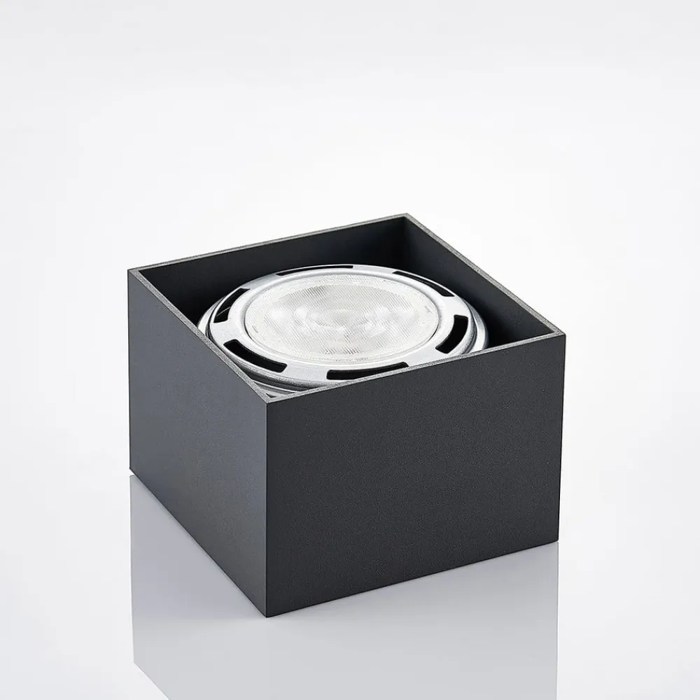 Arcchio Arbejdsrum/Kontor|Spotlights > Mabel loftspot, 12 cm x 12 cm, grå, GU10