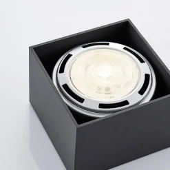 Arcchio Arbejdsrum/Kontor|Spotlights > Mabel loftspot, 12 cm x 12 cm, grå, GU10