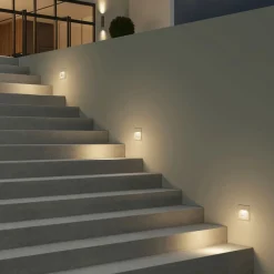 Indbygningsspots ^ Arcchio Makio vægindbygningslampe, hvid, G9, IP65