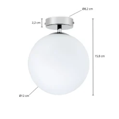 Arcchio Loftlamper > Maviris LED-loftlampe til badeværelset, kugle, 12 cm