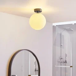 Loftlamper ^ Arcchio Maviris LED-loftlampe til badeværelset, kugle, 18 cm