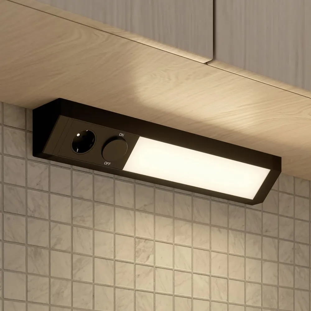 Arcchio Underskabsbelysning > Mitari LED-underskabsbelysning, sort
