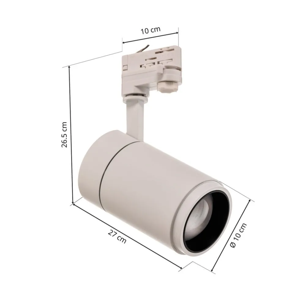 Skinnesystem ^ Arcchio Nanna LED skinnespot hvid 4000K 27W