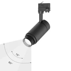 Arcchio Skinnesystem > Nanna LED track spot sort 3000K 12W