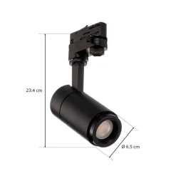 Arcchio Skinnesystem > Nanna LED track spot sort 3000K 12W