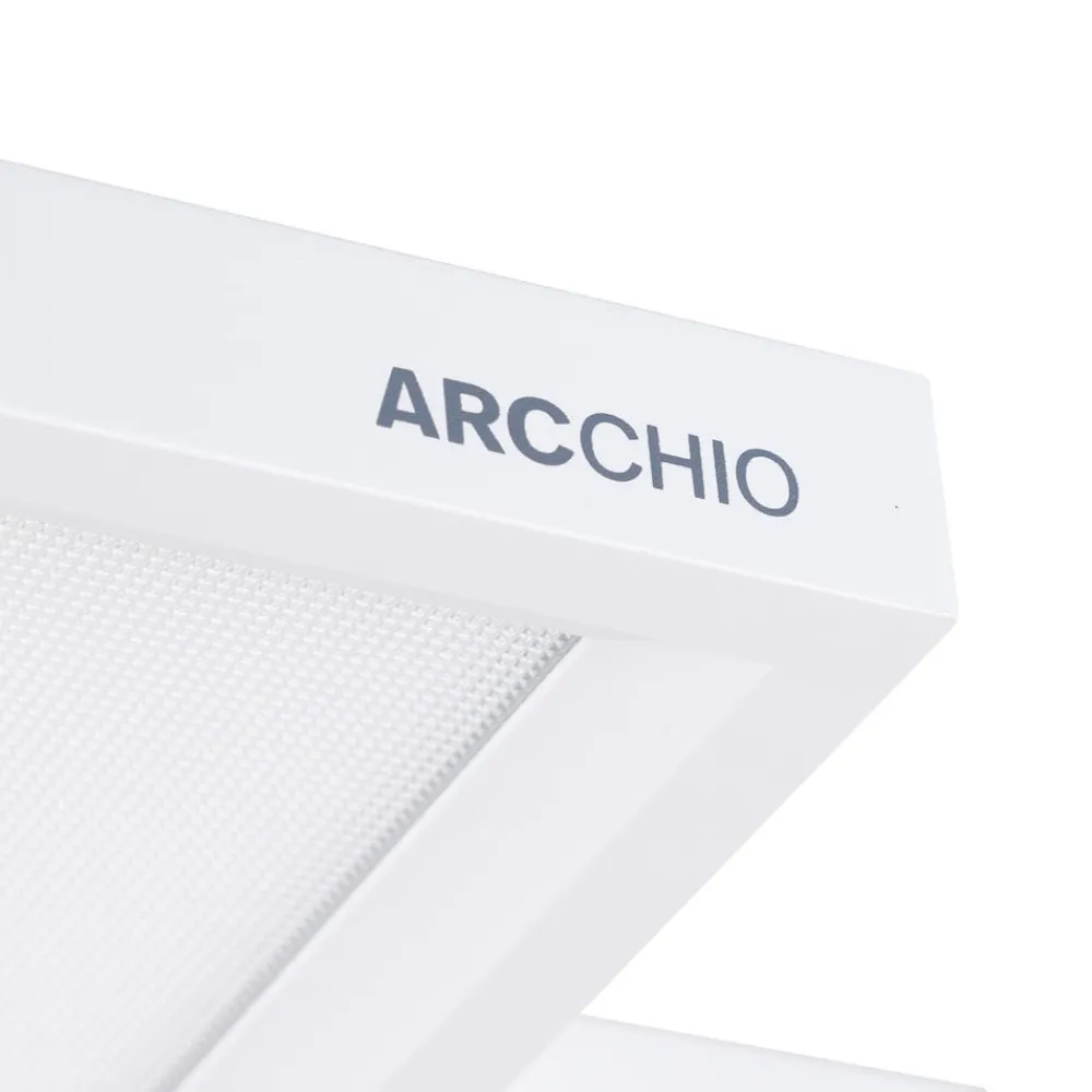 Arcchio Arbejdsrum/Kontor|Gulvlamper > Nelus LED-gulvlampe til kontor sensor hvid