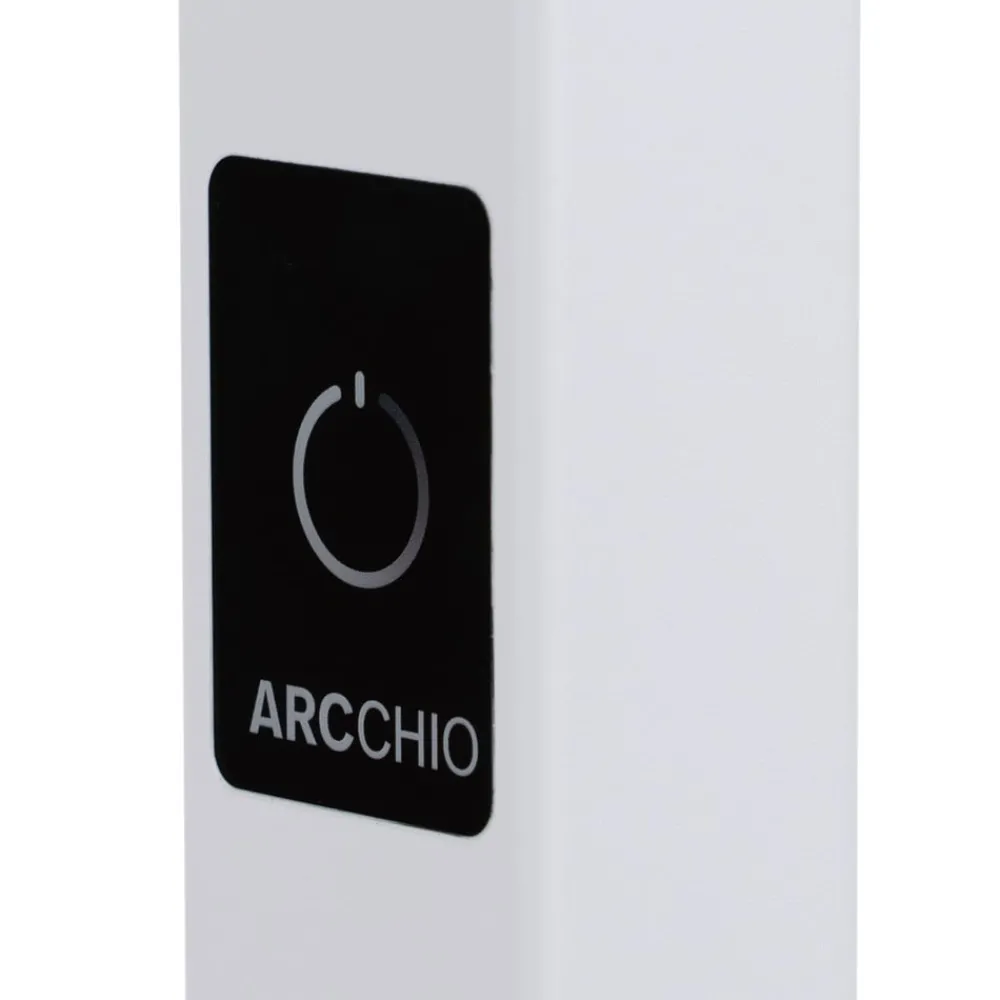 Arcchio Arbejdsrum/Kontor|Gulvlamper > Nelus LED-gulvlampe til kontor sensor hvid