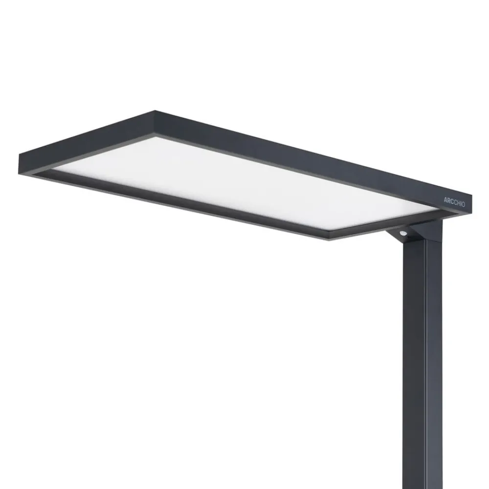 Arbejdsrum/Kontor ^ Arcchio Nelus LED-gulvlampe til kontor, sort sensor