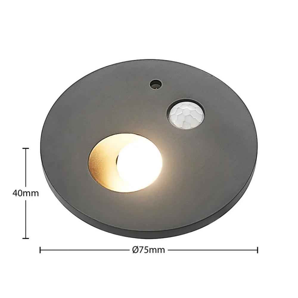 Arcchio Indbygningsspots > Neru LED indbygningslampe sensor rund sort