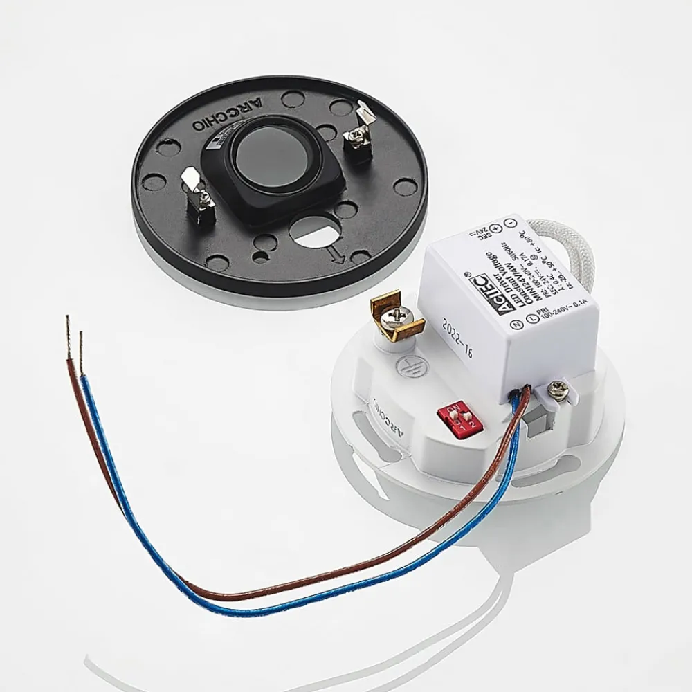 Arcchio Indbygningsspots > Neru LED indbygningslampe sensor rund sort
