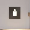 Væglamper|Indbygningsspots ^ Arcchio Neru LED-lampe sensor kantet sort