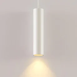 Pendellamper ^ Arcchio pendellampe Ejona, højde 27 cm, hvid, aluminium