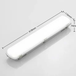 Arcchio Loftlamper > Rao LED-vådrumslampe, 61,8 cm
