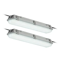 Loftlamper ^ Arcchio Rao LED-vådrumslampe, længde 61,8 cm, sæt med 2 stk