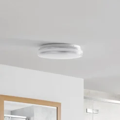 Loftlamper ^ Arcchio Sinovu LED-loftlampe til badeværelset, krom, 34 cm