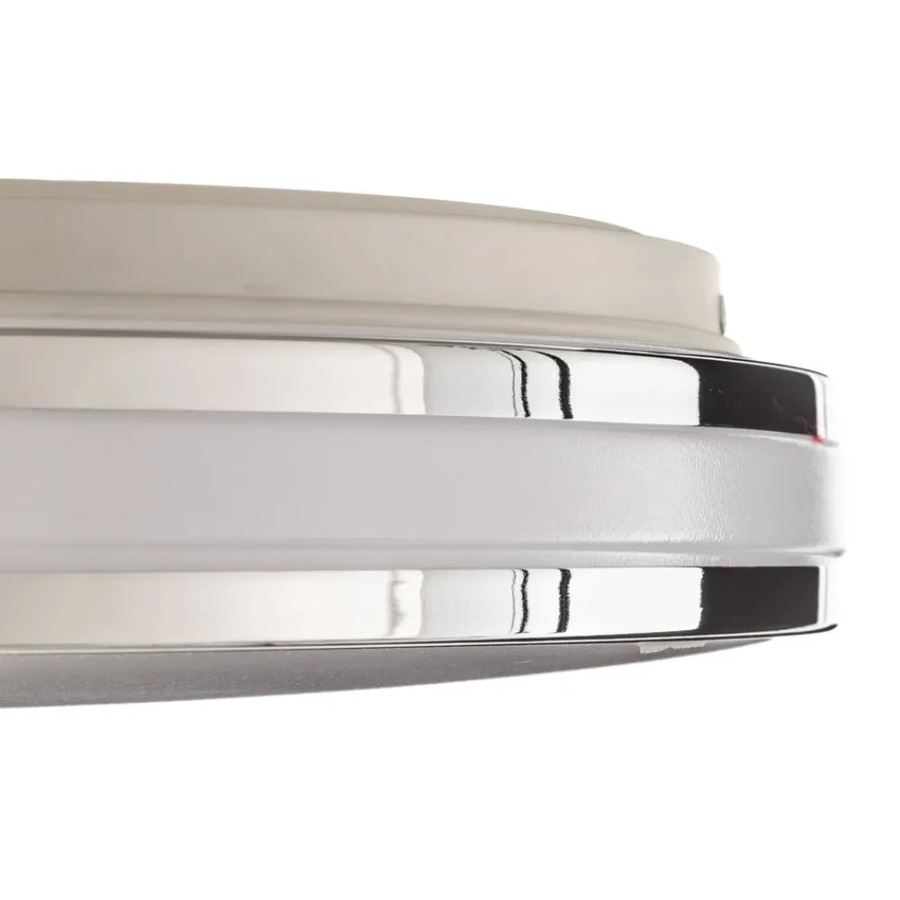 Loftlamper ^ Arcchio Sinovu LED-loftlampe til badeværelset, krom, 34 cm