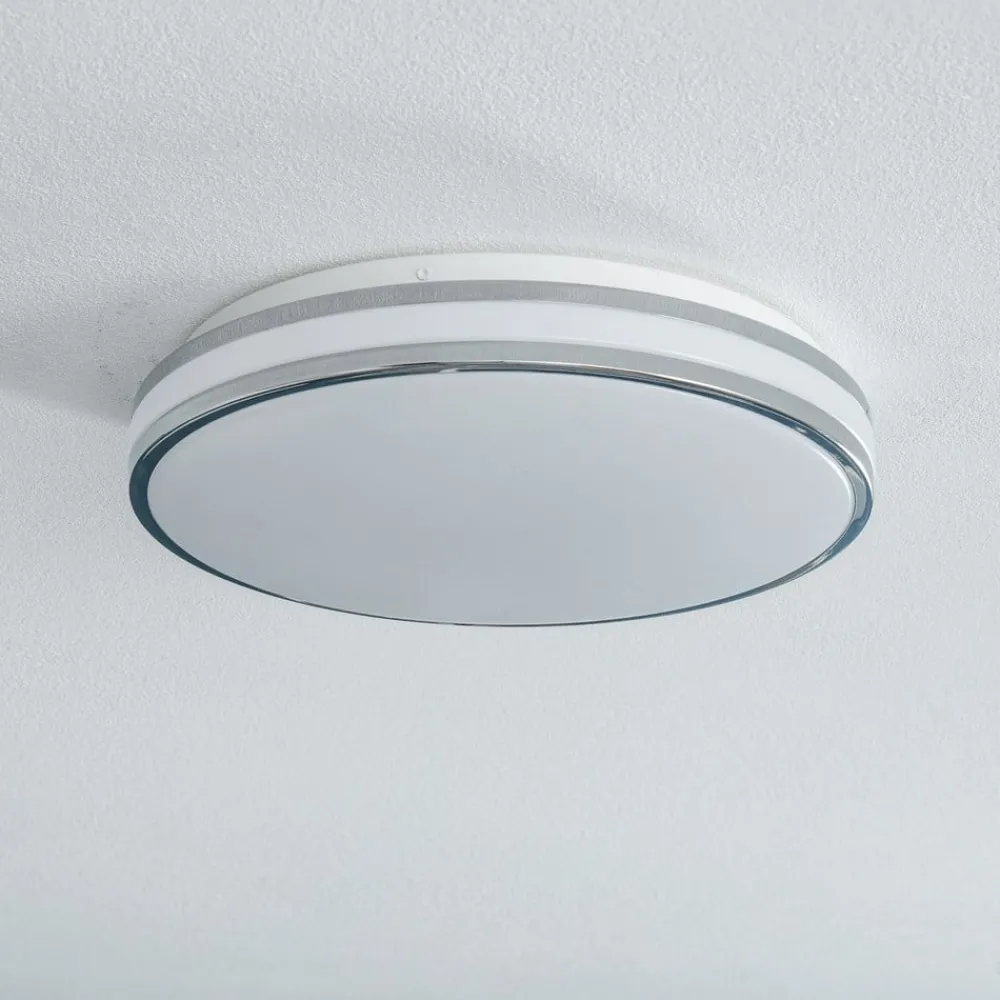 Loftlamper ^ Arcchio Sinovu LED-loftlampe til badeværelset, krom, 34 cm