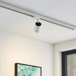 Arcchio Arbejdsrum/Kontor|Loftlamper > skinnespot Iavo, hvid, 13 cm, 3-faset, GU10