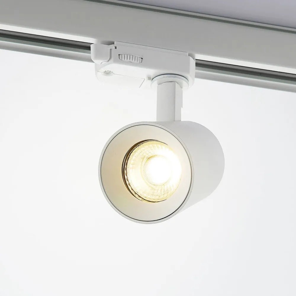 Arcchio Arbejdsrum/Kontor|Loftlamper > skinnespot Iavo, hvid, 13 cm, 3-faset, GU10