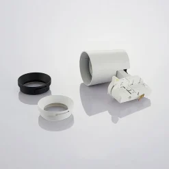 Arcchio Arbejdsrum/Kontor|Loftlamper > skinnespot Iavo, hvid, 13 cm, 3-faset, GU10