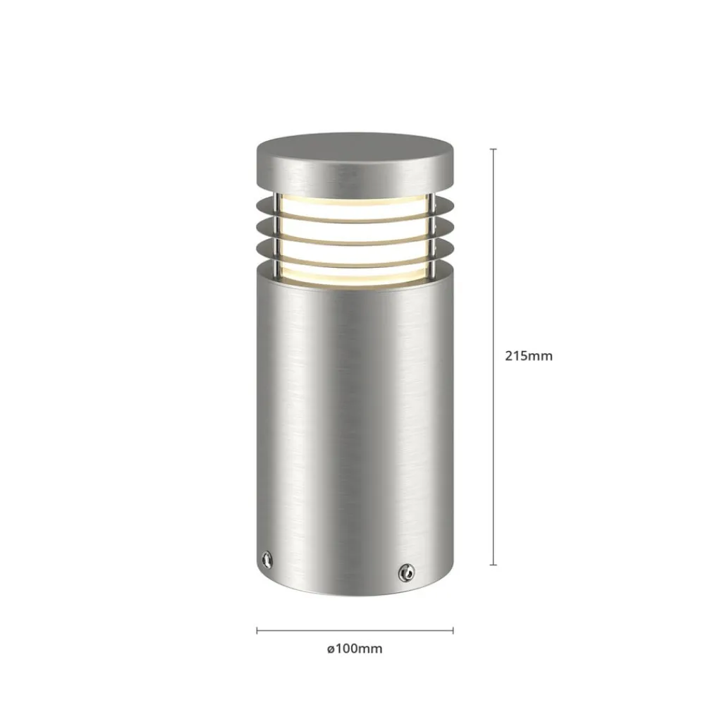 Arcchio Sokkellamper > sokkellampe Caramia, 23 cm, stål, saltvandsresistent