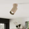 Arcchio Gang|Loftlamper > spotlight Brinja, brun, rund, 13 cm høj, Ø 6 cm