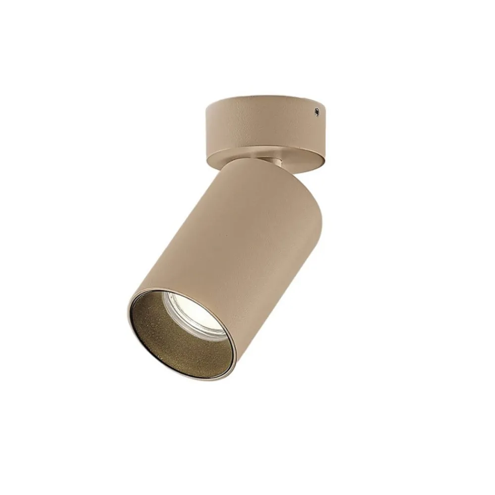 Arcchio Gang|Loftlamper > spotlight Brinja, brun, rund, 13 cm høj, Ø 6 cm