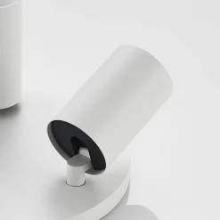 Gang|Loftlamper ^ Arcchio spotlight Brinja, hvid, rund, Ø 6 cm, 3 lyskilder, GU10