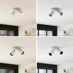 Arcchio Gang|Loftlamper > spotlight Brinja, hvid, rund, Ø 6 cm, 2 lyskilder, GU10