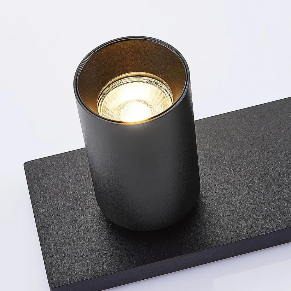 Arcchio Loftlamper|Pendellamper > spotlight Brinja, sort, kantet, Ø 6 cm, 2-faset, GU10