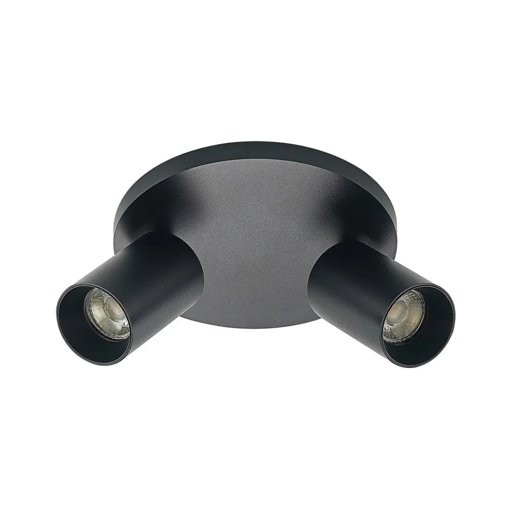 Arcchio Loftlamper|Loftlamper > spotlight Brinja, sort, rund, Ø 6 cm, 2 lyskilder, GU10