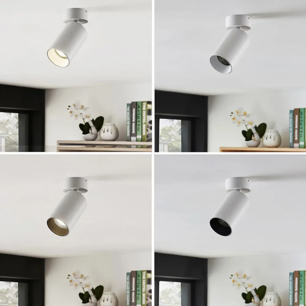 Arcchio Gang|Loftlamper > spotlight Brinja, sæt med 2, hvid, rund, Ø 6 cm, GU10