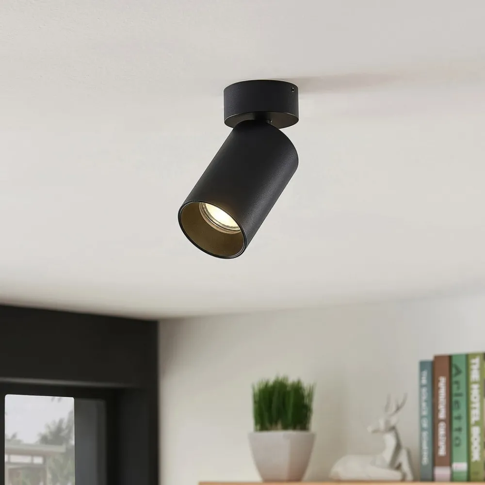 Arcchio Gang|Loftlamper > spotlight Brinja, sæt med 3, sort, rund, Ø 6cm, GU10