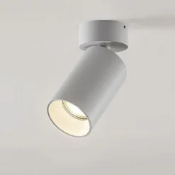 Gang|Loftlamper ^ Arcchio spotlight Brinja, sæt med 3, hvid, rund, Ø 6 cm, GU10