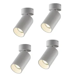 Arcchio Gang|Loftlamper > spotlight Brinja, sæt med 4, hvid, rund, Ø 6 cm, GU10