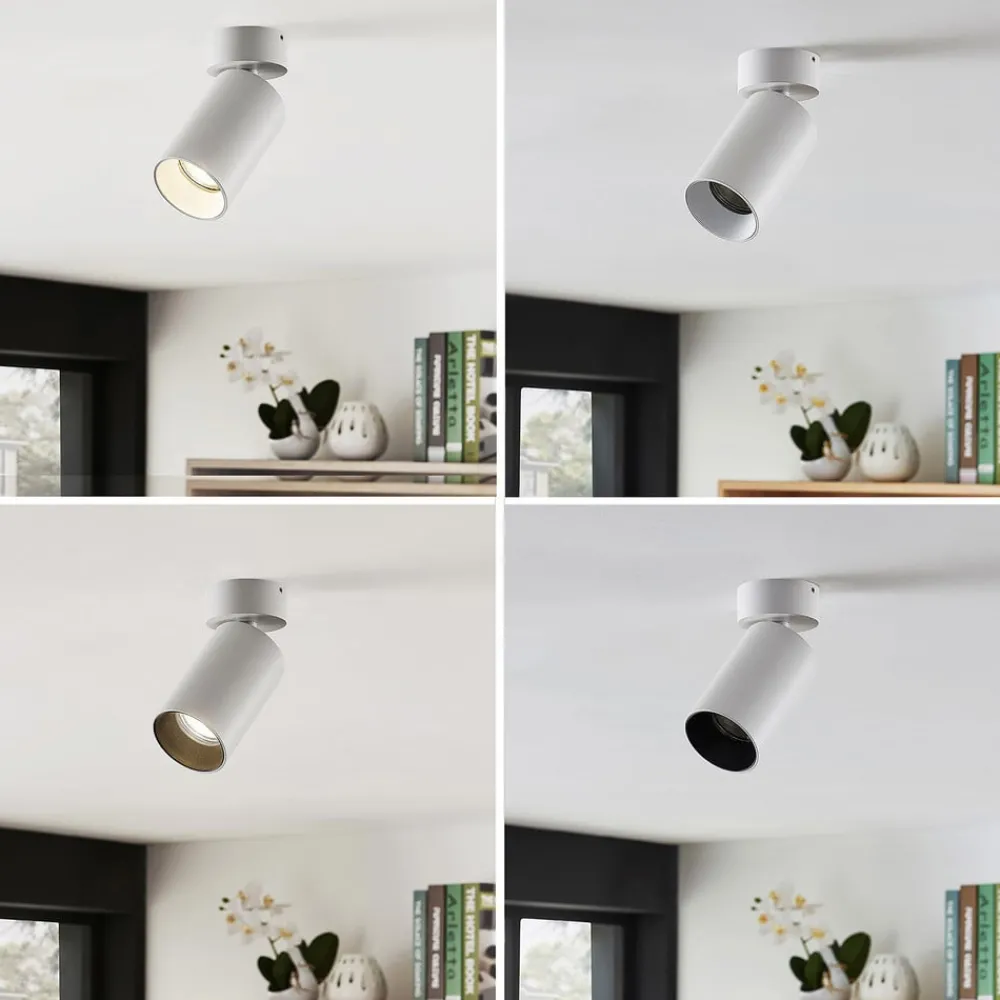 Arcchio Gang|Loftlamper > spotlight Brinja, sæt med 4, hvid, rund, Ø 6 cm, GU10