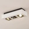 Arcchio Arbejdsrum/Kontor|Loftlamper > spotlight Vince, 36 cm, 3 lyskilder, hvid/sort, GU10