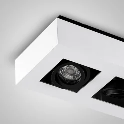 Arcchio Arbejdsrum/Kontor|Loftlamper > spotlight Vince, 36 cm, 3 lyskilder, hvid/sort, GU10
