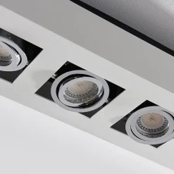 Arbejdsrum/Kontor|Loftlamper ^ Arcchio spotlight Vince, 47 cm, 4 lyskilder, hvid/krom, GU10