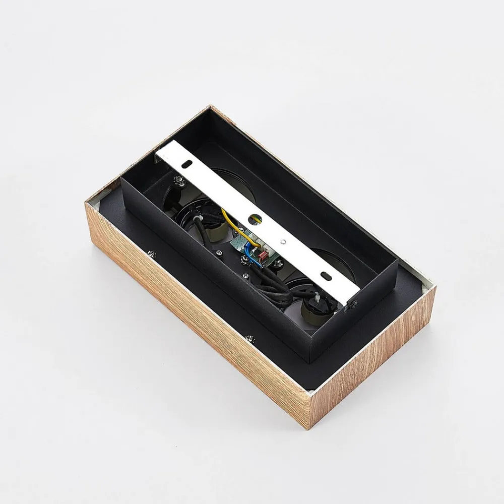 Arcchio Arbejdsrum/Kontor|Spotlights > spotlight Vince, 25 cm, træfarvet, metal, GU10