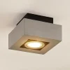 Loftlamper|Spotlights ^ Arcchio spotlight Vince, 14 x 14 cm, sølv, metal, GU10